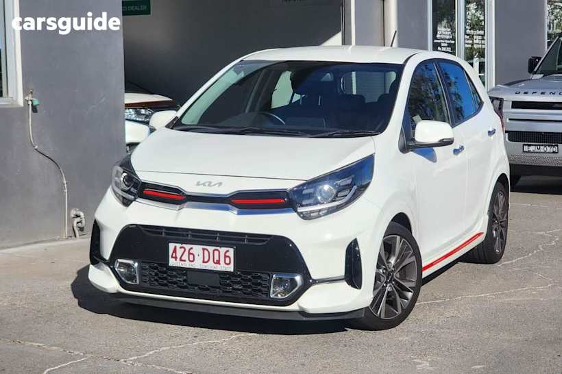 White 2021 Kia Picanto Hatchback GT-Line (pe)