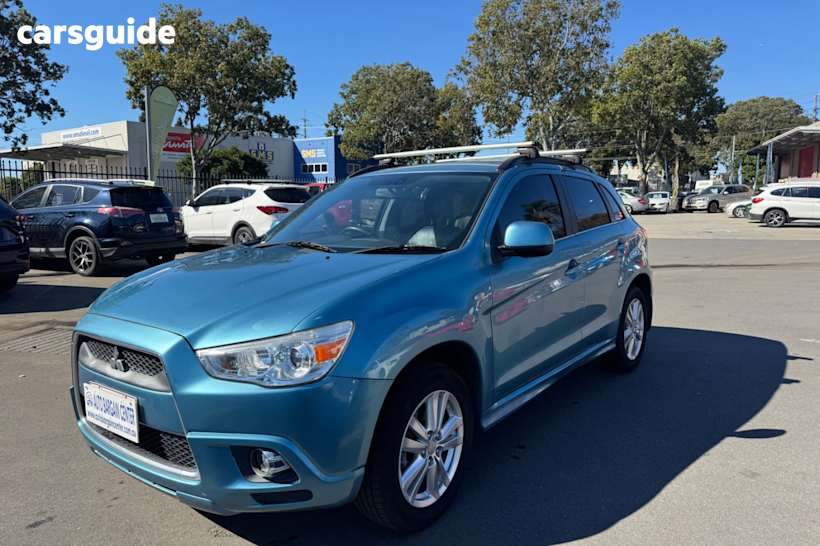 Blue 2010 Mitsubishi ASX Wagon Aspire (4WD)
