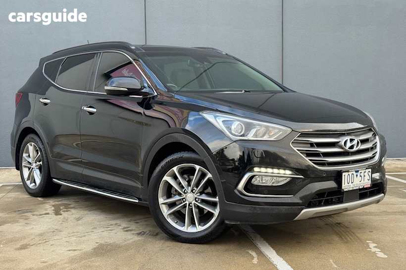 Black 2015 Hyundai Santa FE Wagon Highlander Crdi (4X4)