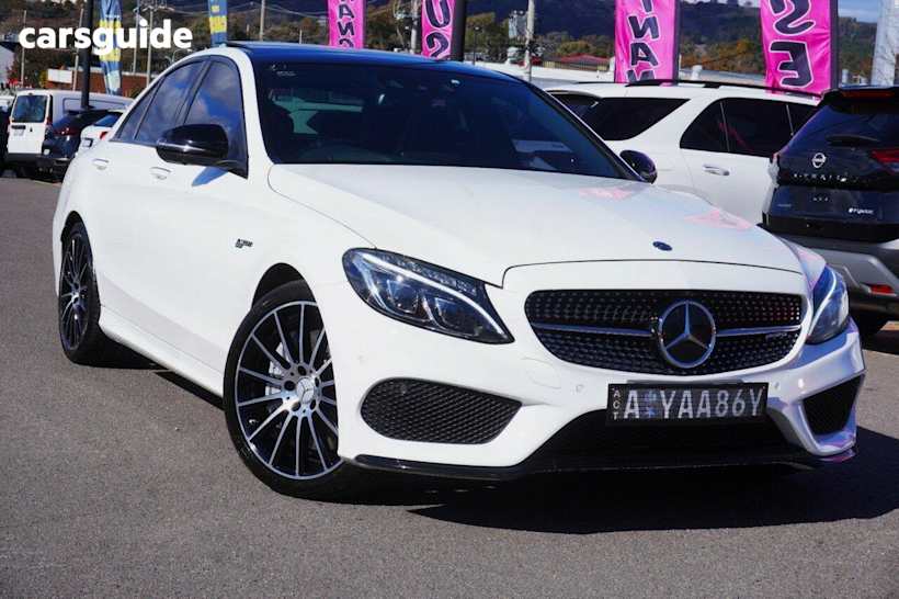 White 2017 Mercedes-Benz C43 Sedan