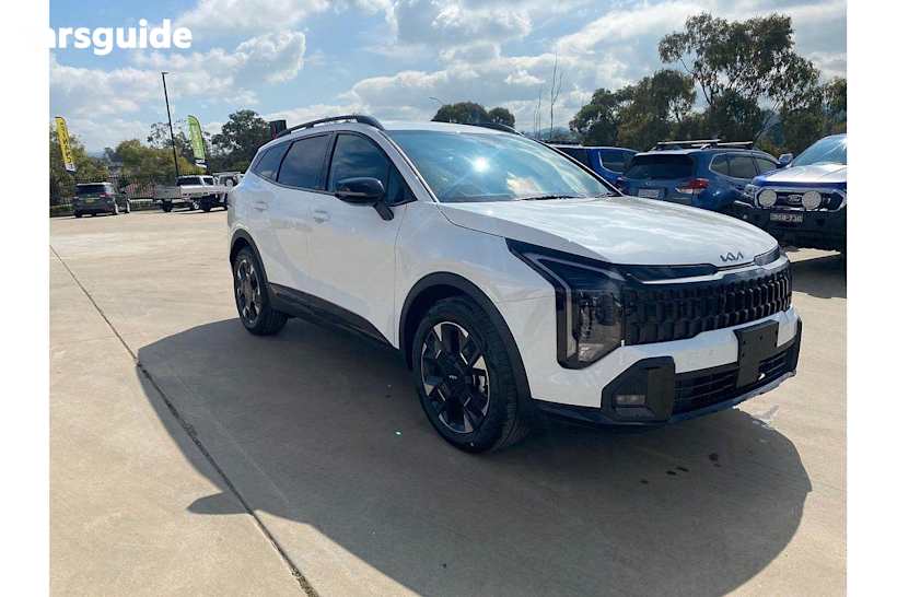 White 2025 Kia Sportage SUV SX+ 4WD