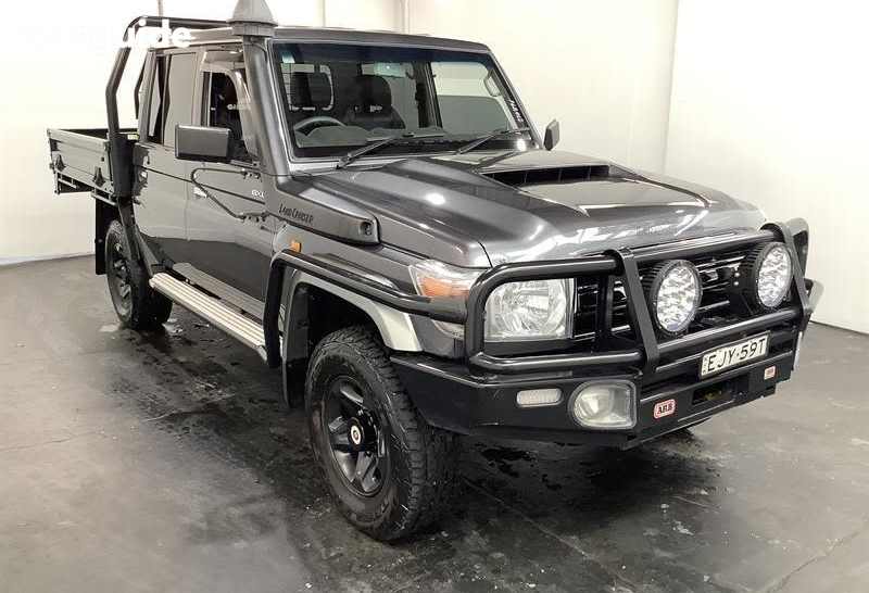 Grey 2020 Toyota Landcruiser Double Cab Chassis GXL (4X4)