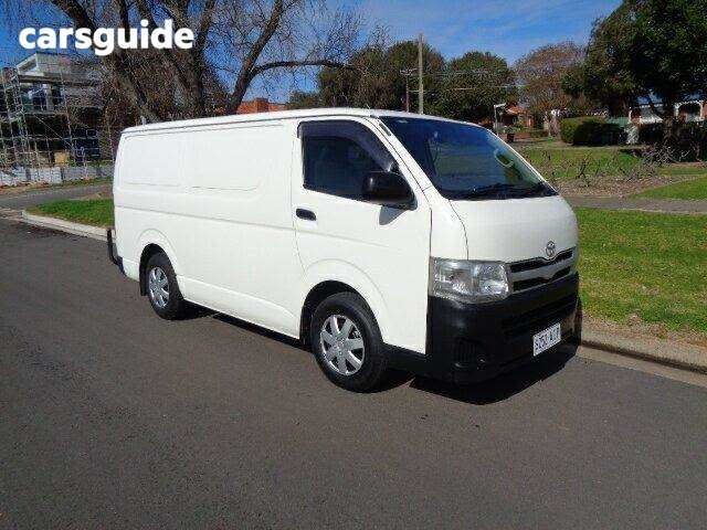 White 2013 Toyota HiAce Van Lwb