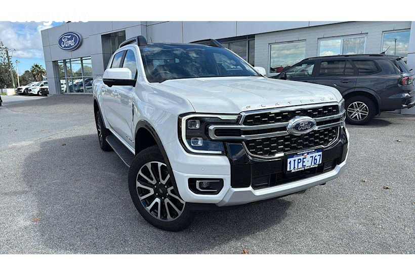 White 2025 Ford Ranger Double Cab Pick Up Platinum 3.0 (4X4)