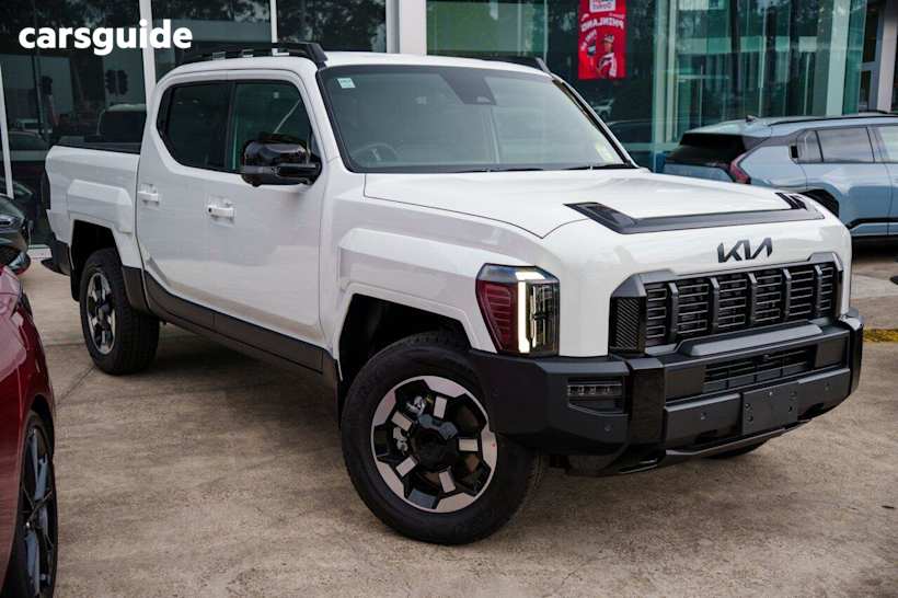 White 2025 Kia Tasman Double Cab Pick Up X-Line (4X4) (std) Body Fender