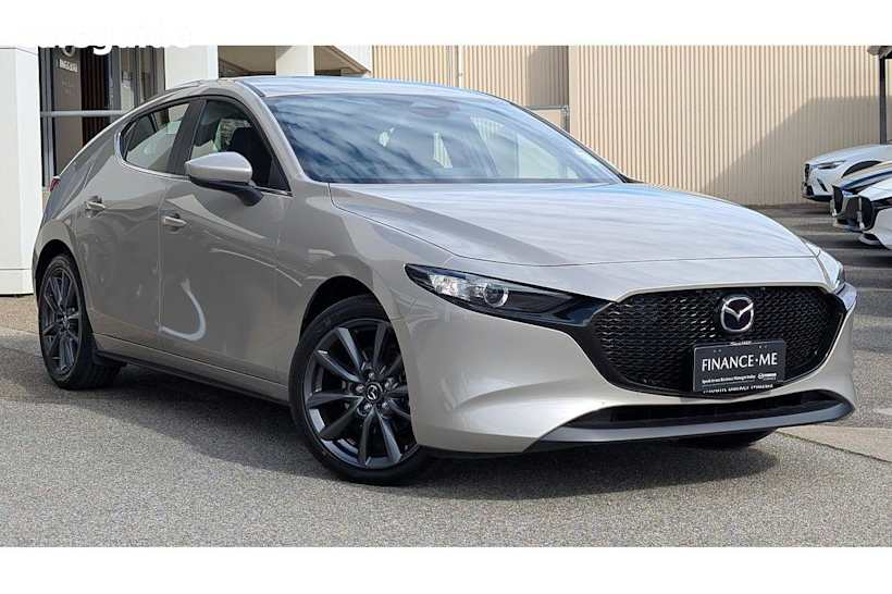Beige 2025 Mazda Mazda3 Hatch G20 EVOLVE F