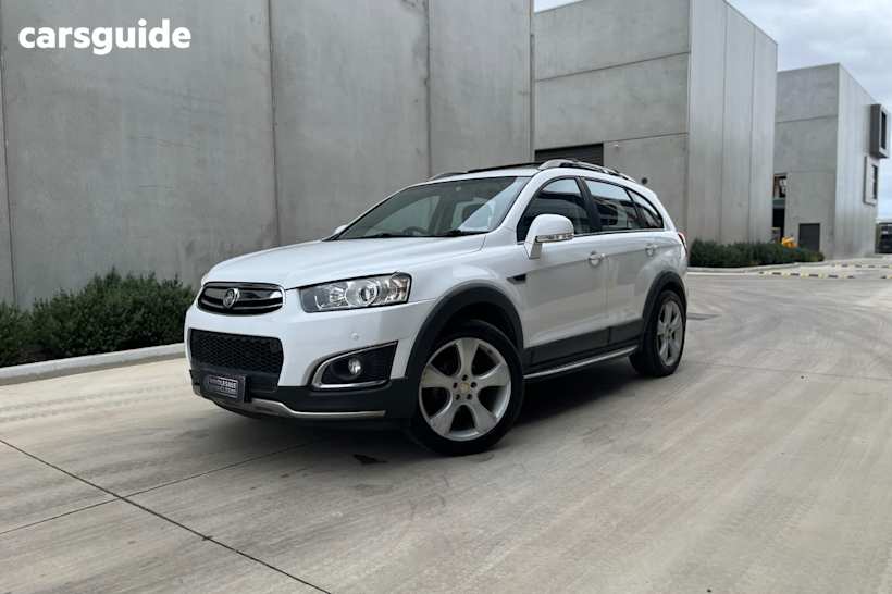 White 2014 Holden Captiva Wagon 7 Ltz (4X4)