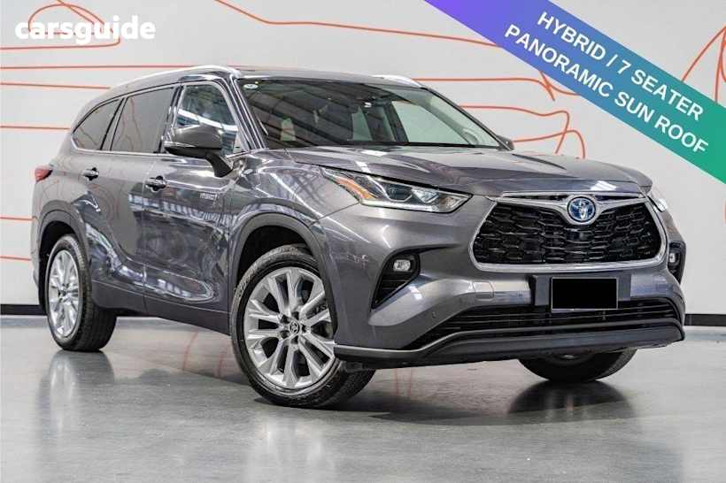 Grey 2022 Toyota Kluger Wagon Grande Hybrid AWD