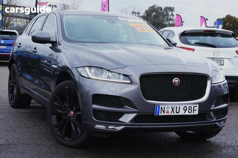Grey 2016 Jaguar F-Pace Wagon 30D Prestige
