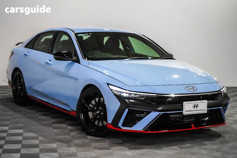 Blue 2024 Hyundai I30 Sedan N Premium With Sunroof