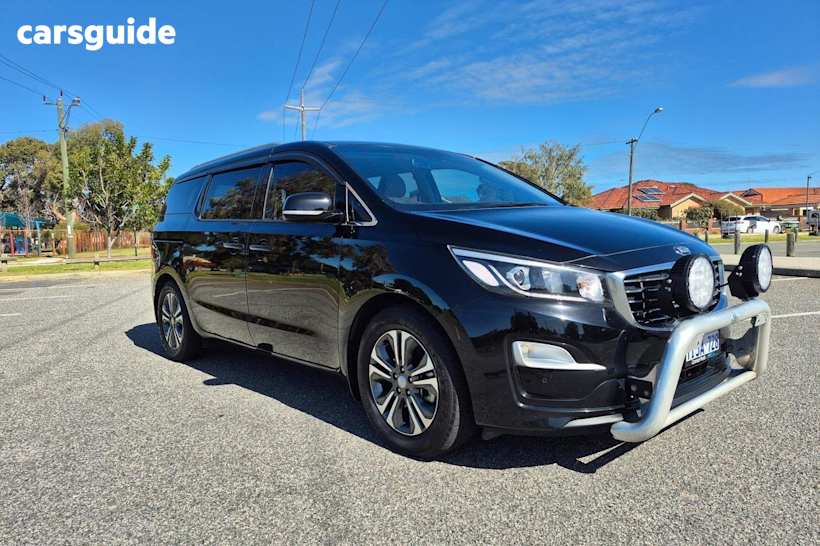 Black 2020 Kia Carnival Wagon SLi YP PE MY20
