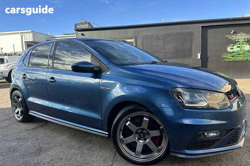Blue 2015 Volkswagen Polo Hatchback Gti