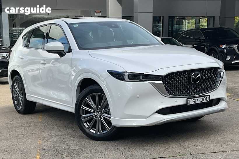 White 2025 Mazda CX-5 Wagon G35 Akera Turbo (awd)