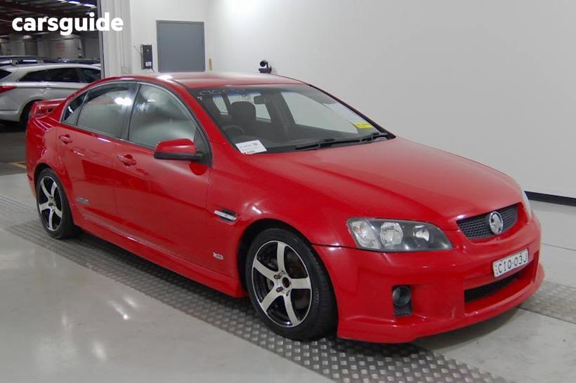 Red 2009 Holden Commodore Sedan SS