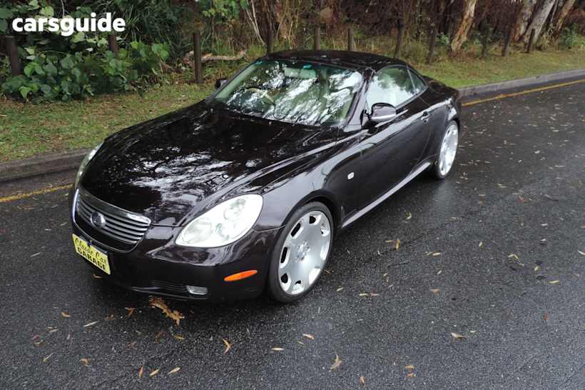 Burgundy 2001 Lexus SC430 Convertible