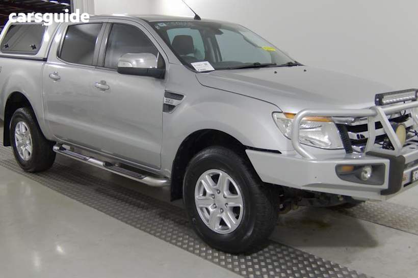 Silver 2013 Ford Ranger Dual Cab Utility XLT 3.2 (4X4)