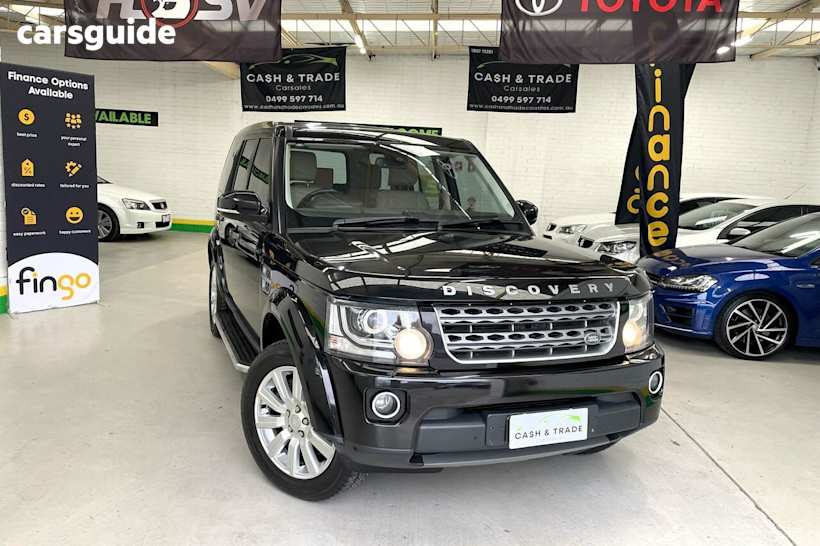 Black 2015 Land Rover Discovery 4 Wagon 3.0 Tdv6