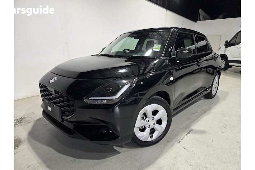 Black 2024 Suzuki Swift Hatchback Hybrid Plus