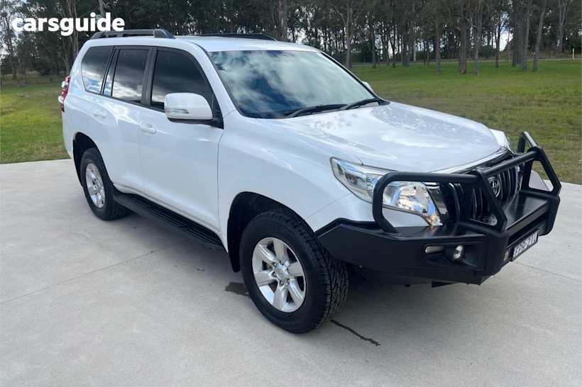 White 2017 Toyota Landcruiser Prado Wagon Gxl (4X4)