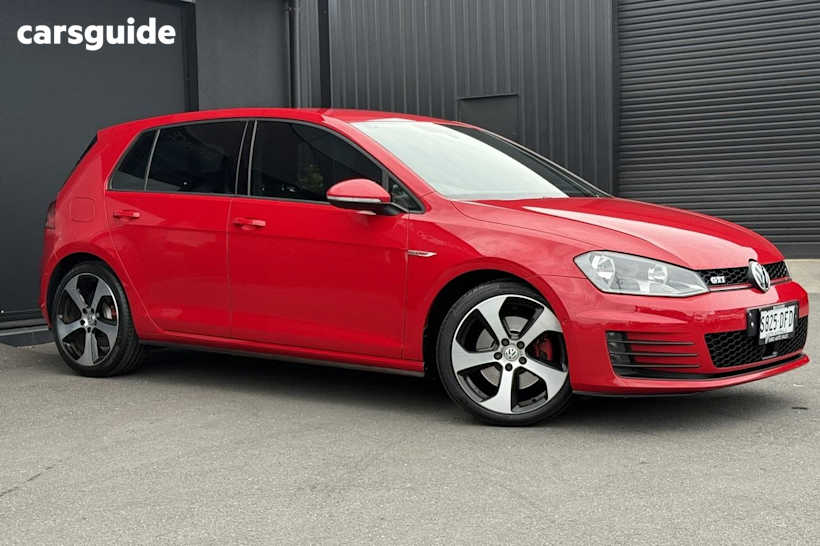 Red 2014 Volkswagen Golf Hatchback GTI