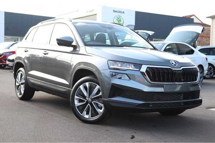 Grey 2024 Skoda Karoq SUV 110TSI F