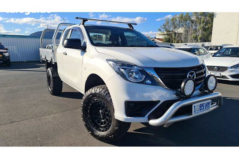 White 2019 Mazda BT-50 Ute Tray XT 4X4