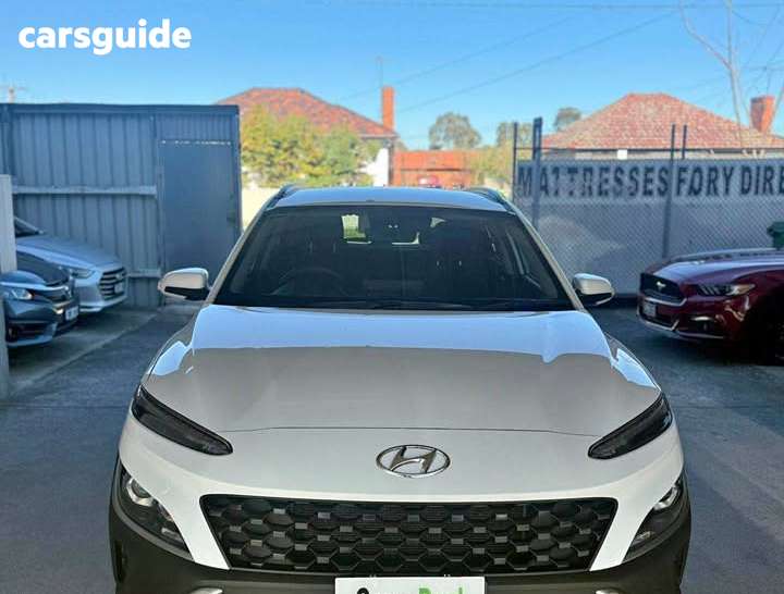 White 2021 Hyundai Kona Wagon (Fwd)