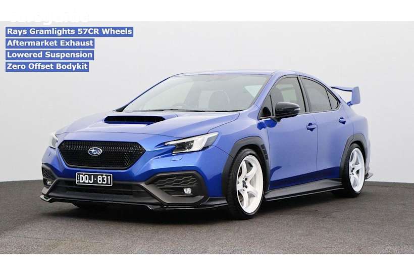 Blue 2023 Subaru WRX Sedan 50 YEARS EDITION 4WD