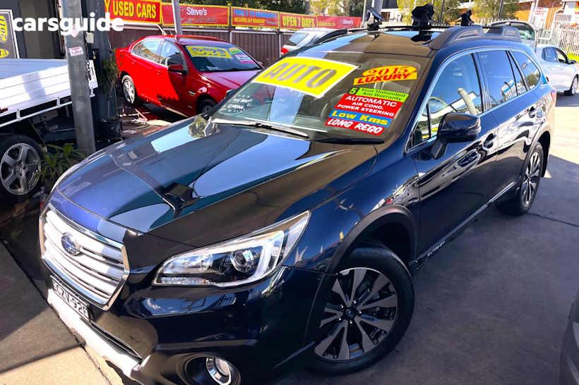Blue 2015 Subaru Outback Wagon 2.5I Premium