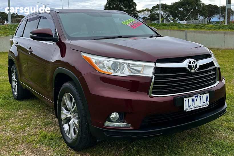 Burgundy 2015 Toyota Kluger Wagon Gxl (4X2)