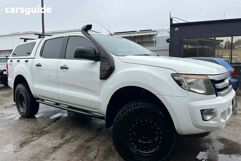 White 2014 Ford Ranger Dual Cab Utility Xls (4X4)