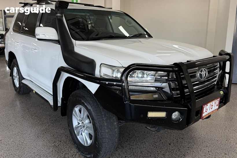 White 2018 Toyota Landcruiser Wagon Lc200 Gxl (4X4)
