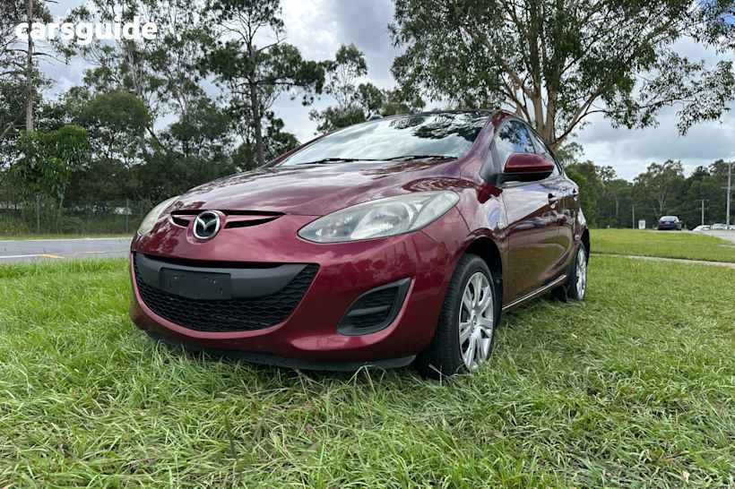 Red 2011 Mazda 2 Hatchback Neo