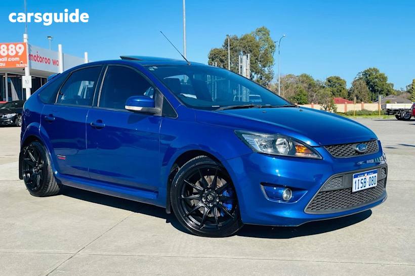 Blue 2009 Ford Focus Hatchback XR5 Turbo