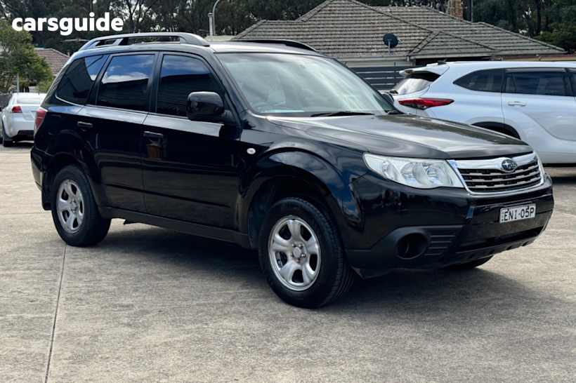 Black 2009 Subaru Forester Wagon X