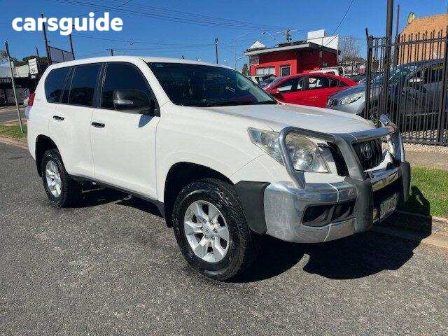 White 2010 Toyota Landcruiser Prado Wagon GX (4X4)