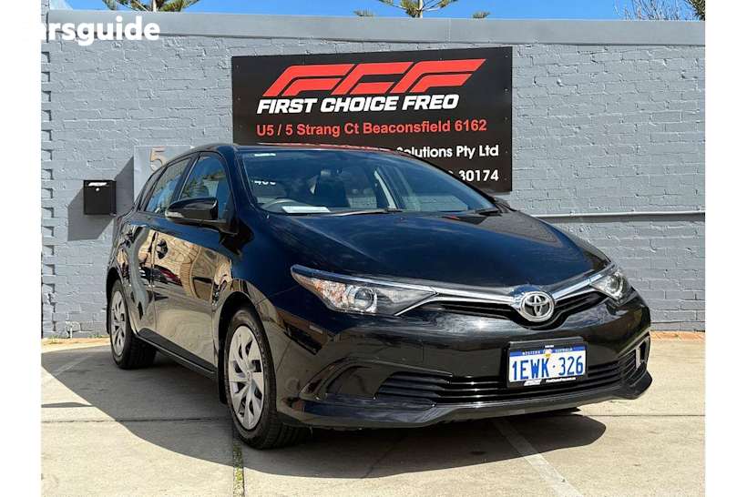 Black 2015 Toyota Corolla Hatch ASCENT F