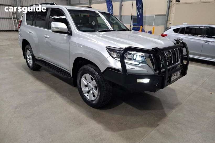 Silver 2021 Toyota Landcruiser Prado Wagon Gxl Flat Tailgate