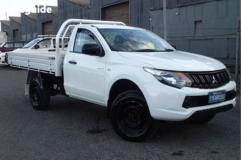 White 2016 Mitsubishi Triton Cab Chassis GLX