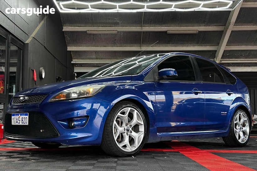 Blue 2010 Ford Focus Hatchback XR5 Turbo