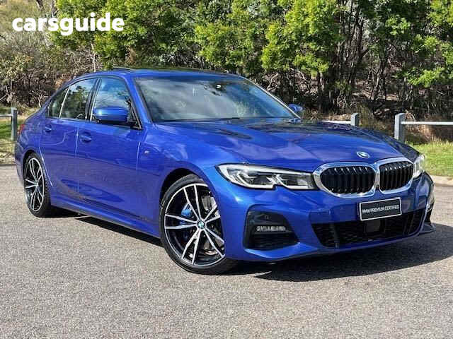 Blue 2020 BMW 330I Sedan M Sport