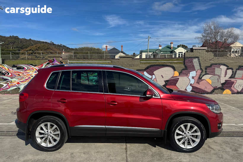 Red 2012 Volkswagen Tiguan Wagon 155 Tsi (4X4)