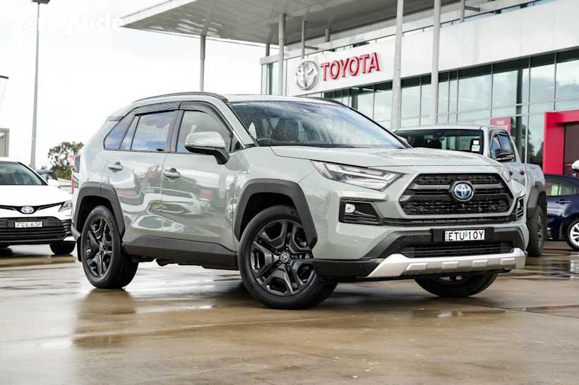 Grey 2022 Toyota RAV4 Wagon Edge (awd) Hybrid