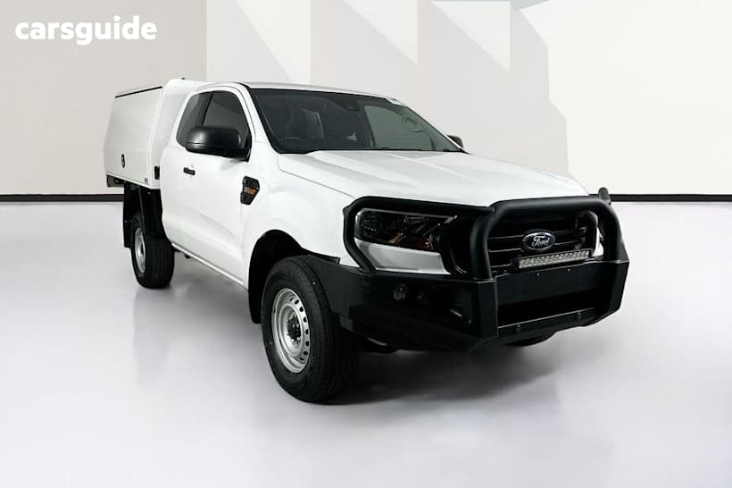 White 2020 Ford Ranger Super Cab Chassis XL 3.2 (4X4)