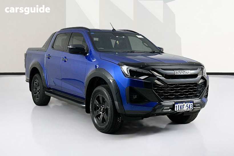 Blue 2024 Isuzu D-MAX Crew Cab Utility X-Terrain (4X4)