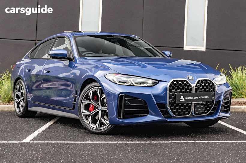 Blue 2021 BMW 430I Coupe M Sport Gran Coupe