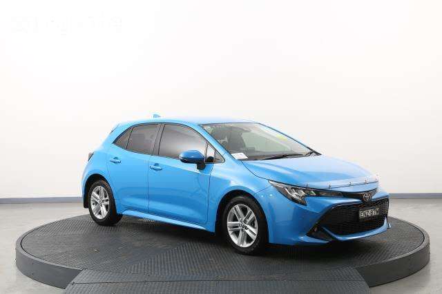 Blue 2021 Toyota Corolla Hatchback SX