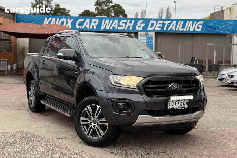 Grey 2019 Ford Ranger Double Cab Pick Up Wildtrak 2.0 (4X4)
