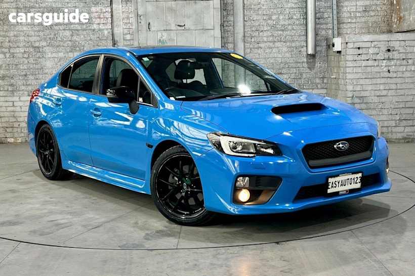 Blue 2015 Subaru WRX Sedan Premium Hyper Blue (Awd)