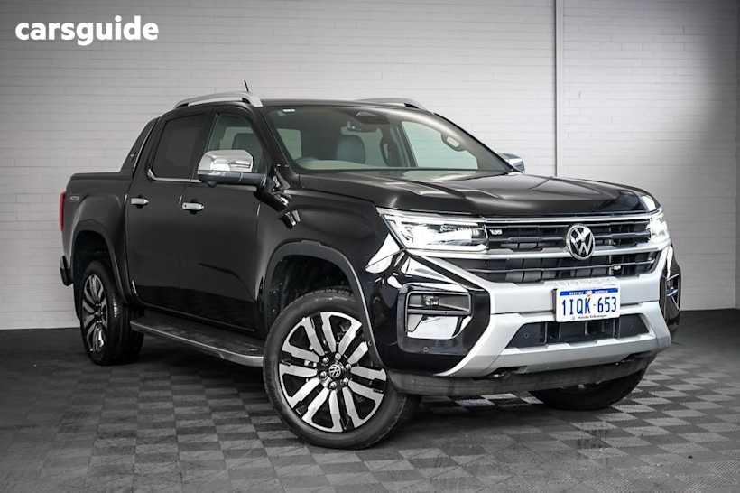 Black 2024 Volkswagen Amarok Dual Cab Utility Aventura Tdi600 4Motion
